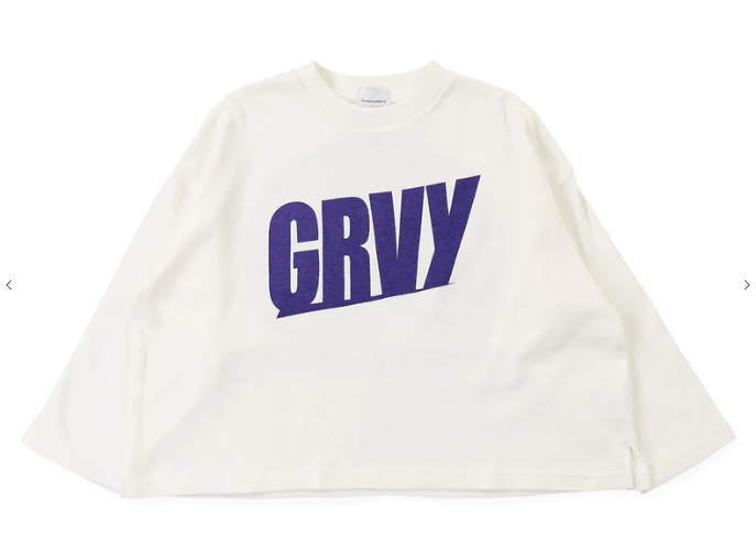 30%OFF!!【2024SSグルービーカラーズ403】GRVY　スーパーワイドTEE