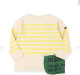 画像: 【2025AWデニムダンガリー434】天竺ボーダープリントPENNIE　TEE