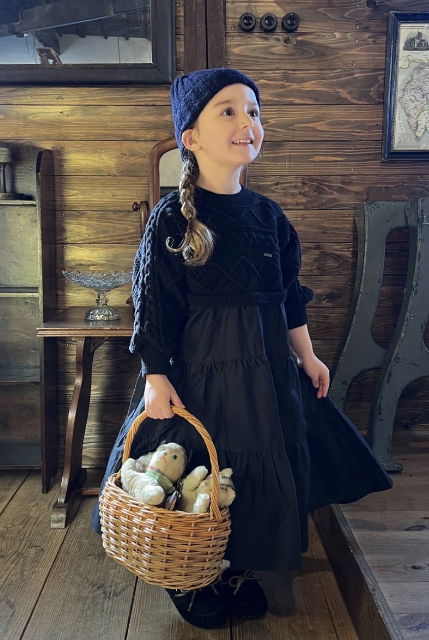 画像: 【2025AWFITH902】  ドッキングティアードワンピース