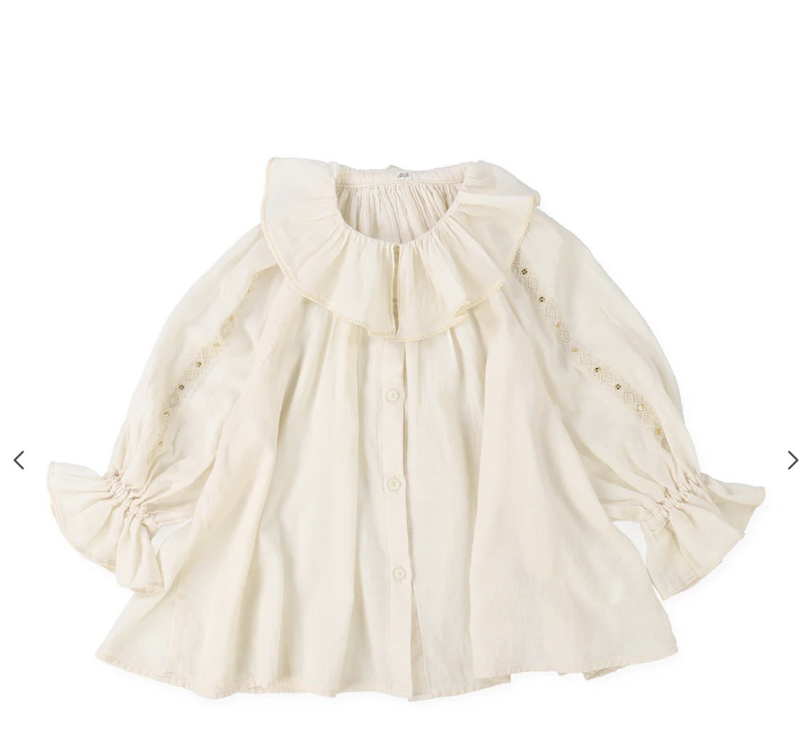 画像: 【2025AWゴートゥーハリウット105】スパンコールキラキラブラウス