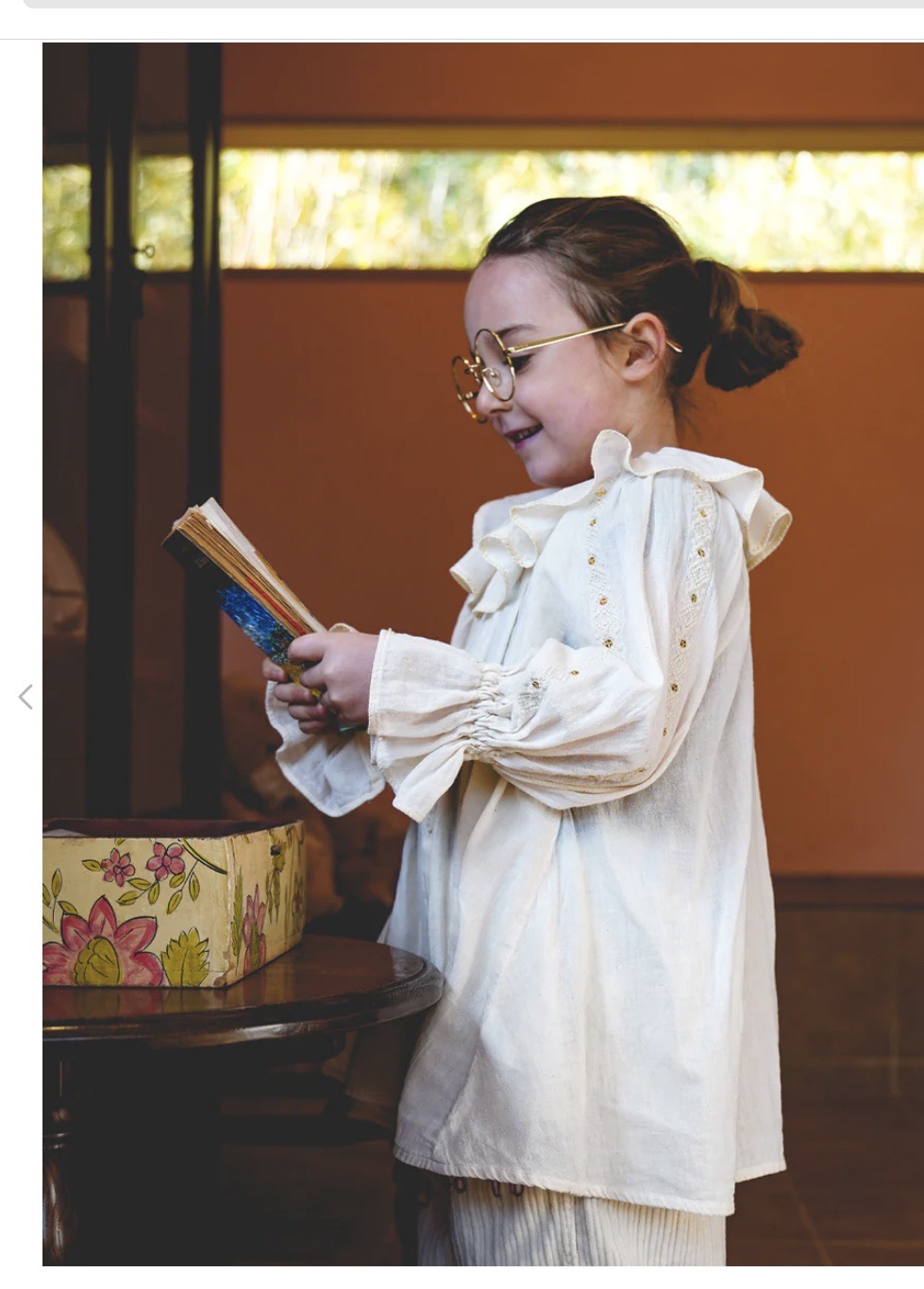 画像1: 【2025AWゴートゥーハリウット105】スパンコールキラキラブラウス